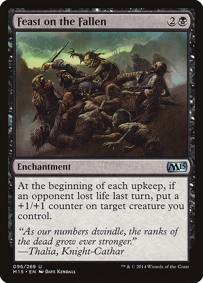 Feast on the Fallen – Uncommon Magic: The Gathering card from Magic 2015 (#96)