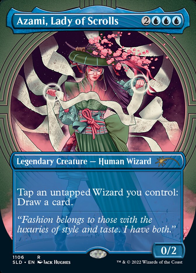 Azami, Lady of Scrolls – Rare Magic: The Gathering card from Secret Lair Drop (#1106)