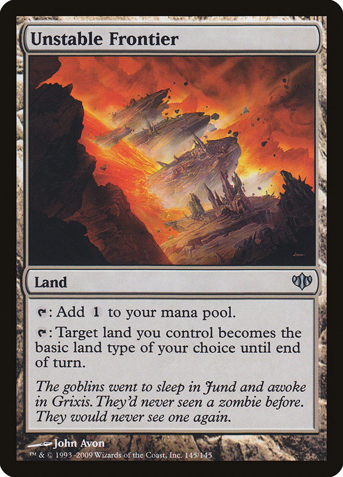 Unstable Frontier – Uncommon Magic: The Gathering card from Conflux (#145)