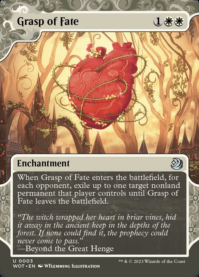 Grasp of Fate – Uncommon Magic: The Gathering card from Wilds of Eldraine: Enchanting Tales (#3)