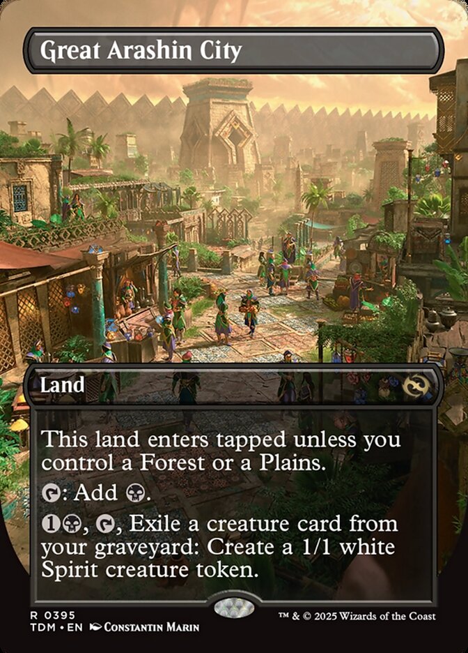 Great Arashin City – Rare Magic: The Gathering card from Tarkir: Dragonstorm (#395)
