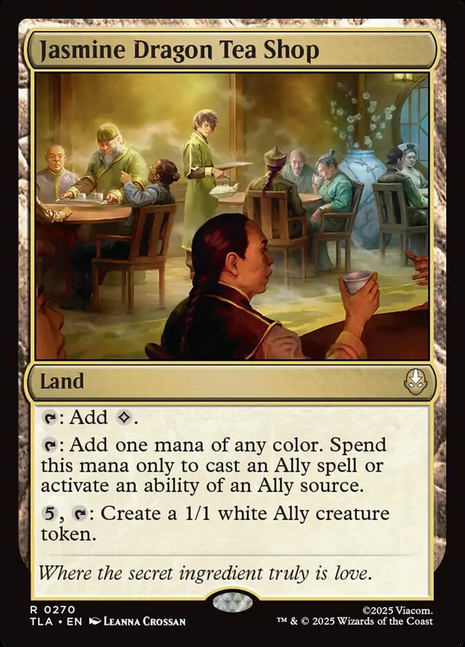 Jasmine Dragon Tea Shop – Rare Magic: The Gathering card from Avatar: The Last Airbender (#270)
