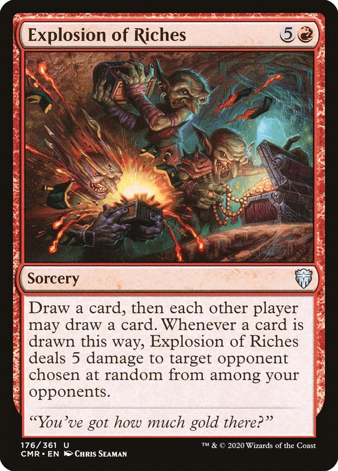 Explosion of Riches – Uncommon Magic: The Gathering card from Commander Legends (#176)