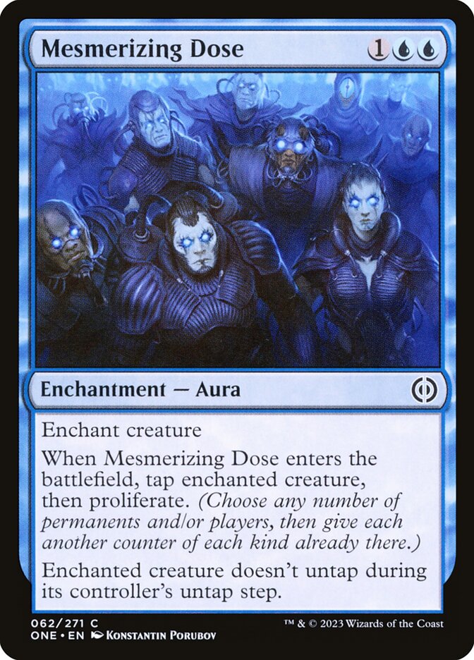 Mesmerizing Dose – Common Magic: The Gathering card from Phyrexia: All Will Be One (#62)