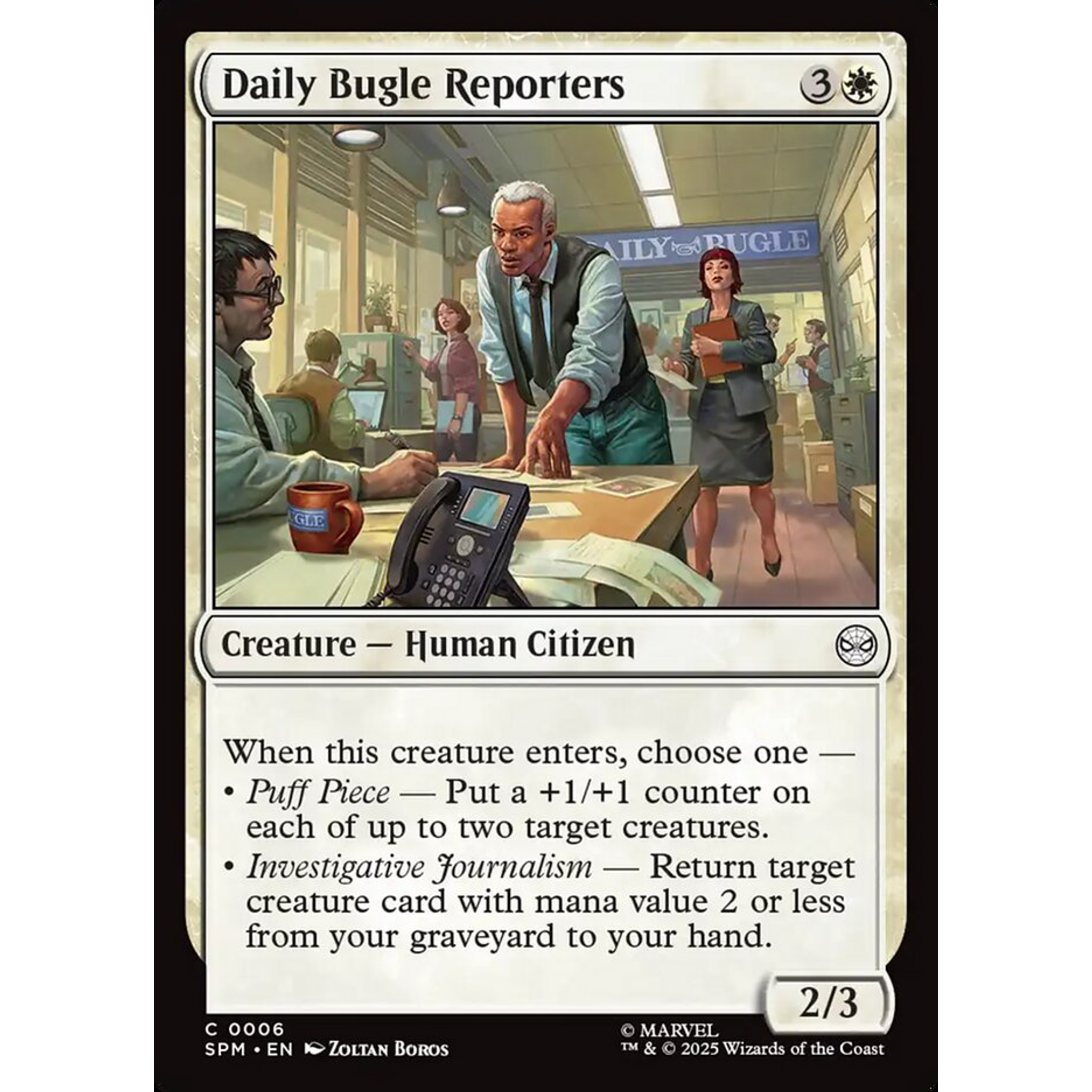 Daily Bugle Reporters (SPM 6) — Moore Collectables UK