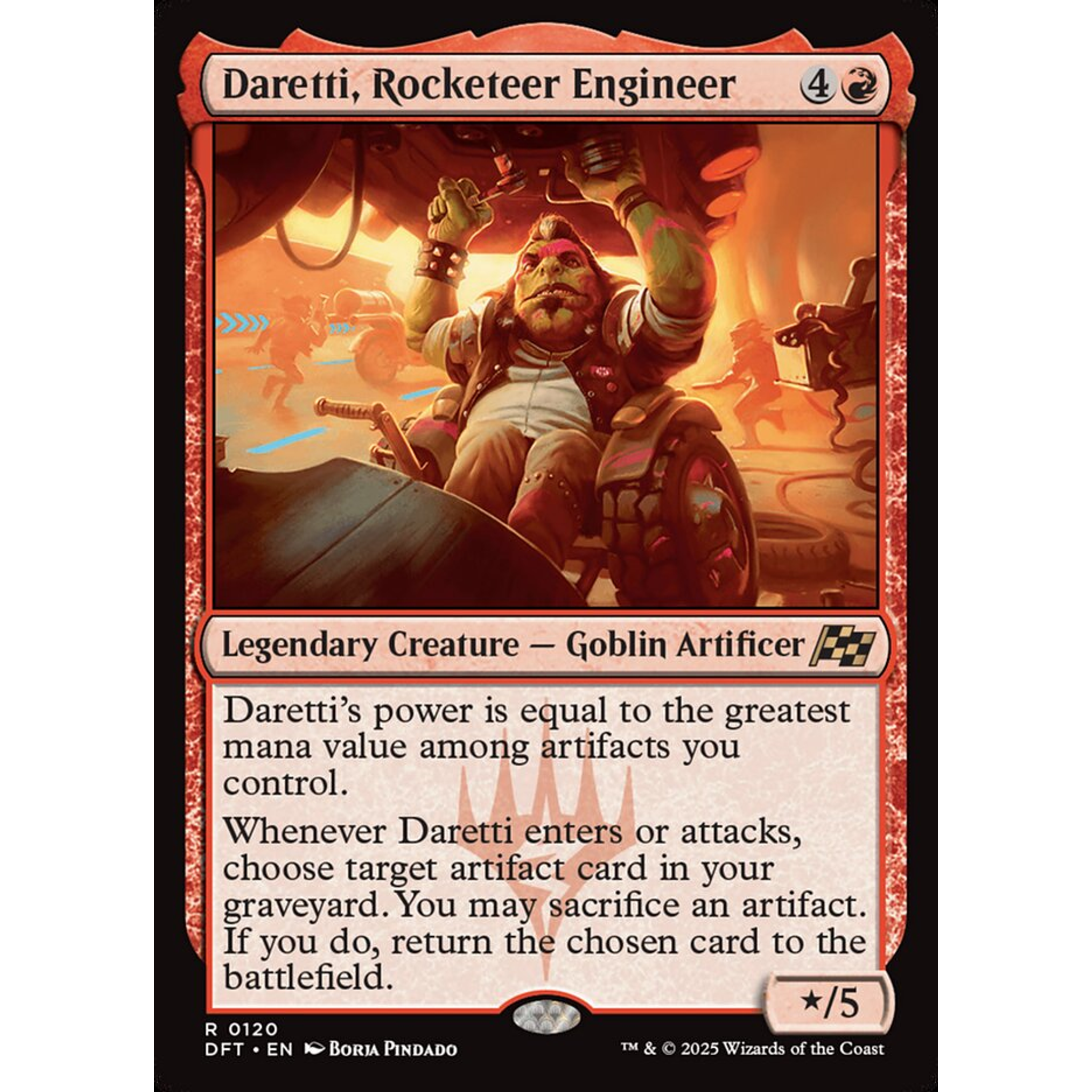 Daretti, Rocketeer Engineer (DFT 120) — Moore Collectables UK