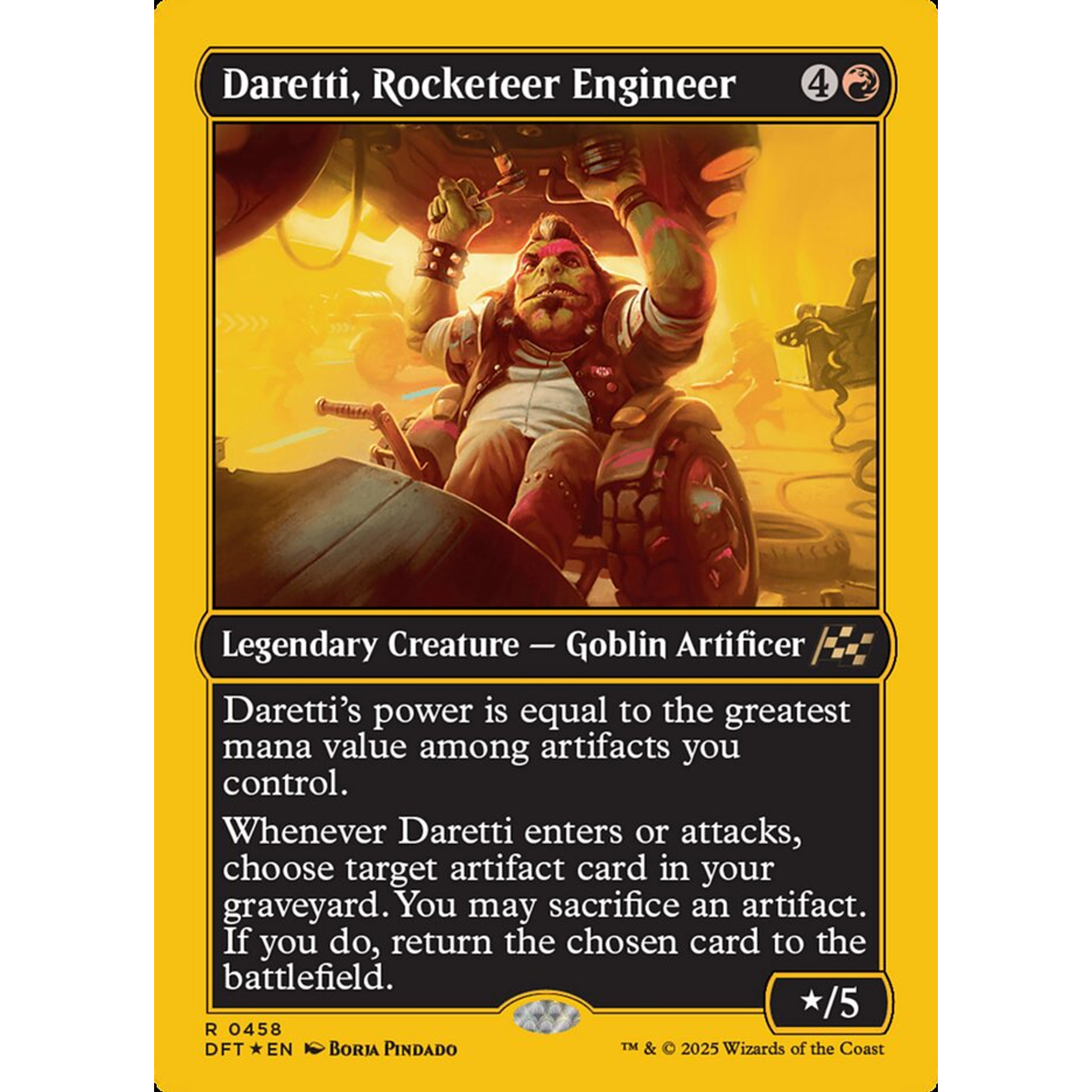 Daretti, Rocketeer Engineer (DFT 458) — Moore Collectables UK