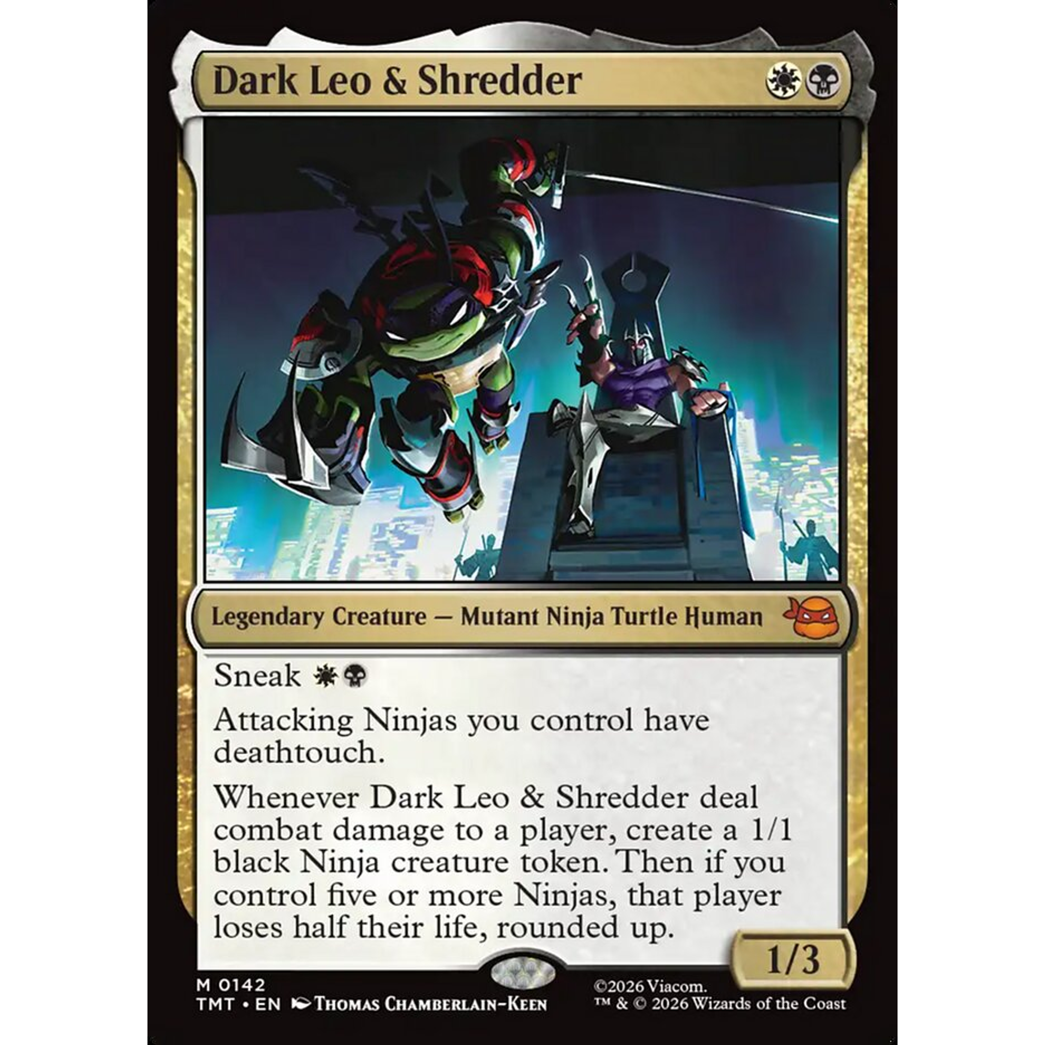Dark Leo & Shredder (TMT 142) — Moore Collectables UK
