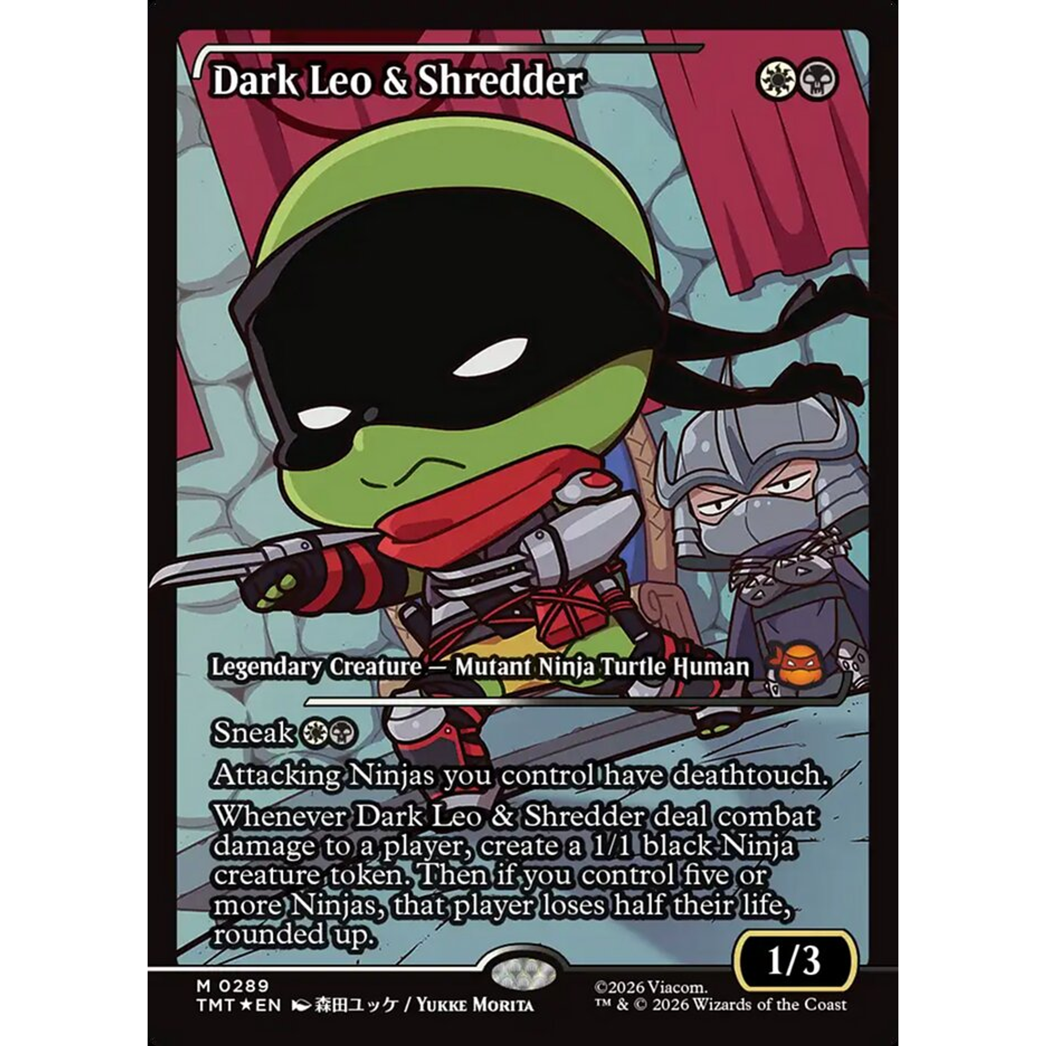 Dark Leo & Shredder (TMT 289) — Moore Collectables UK