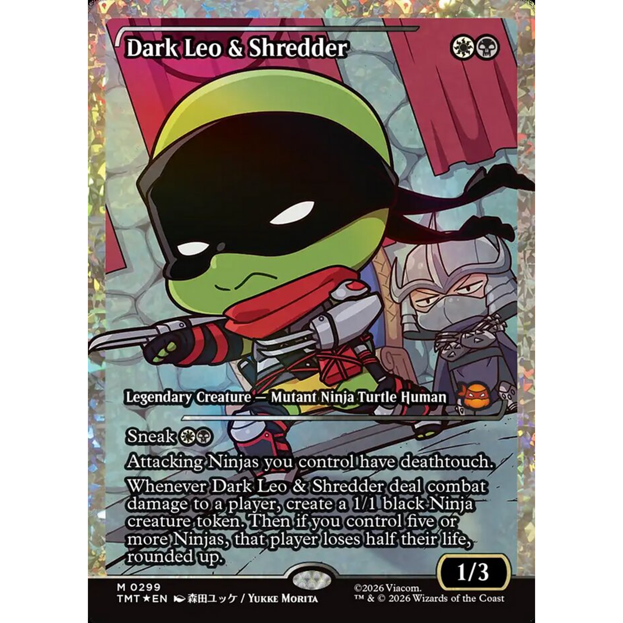 Dark Leo & Shredder (TMT 299) — Moore Collectables UK
