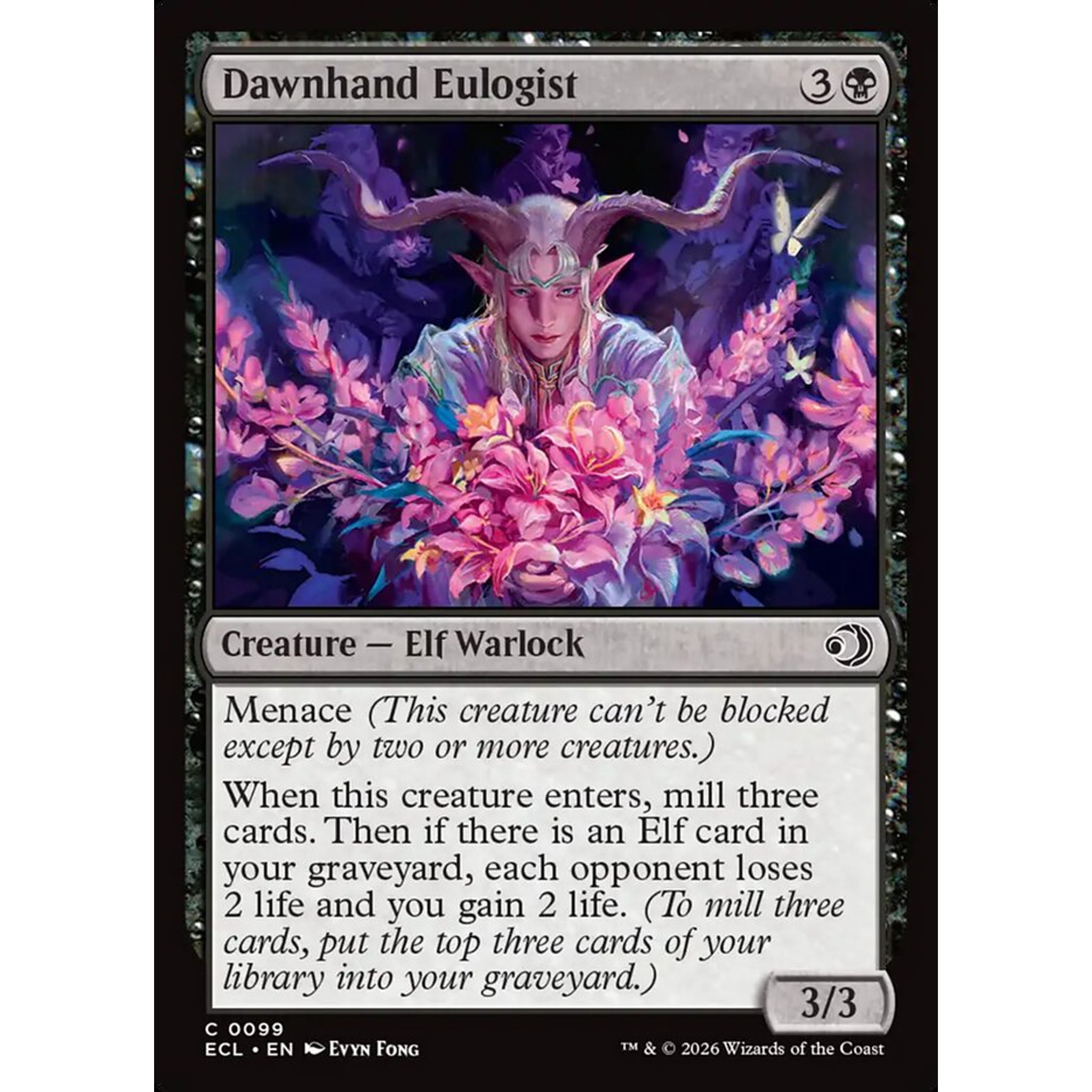 Dawnhand Eulogist (ECL 99) — Moore Collectables UK