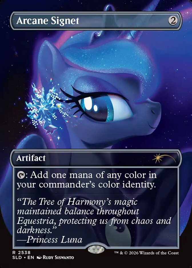 Arcane Signet – Rare Magic: The Gathering card from Secret Lair Drop (#2538)
