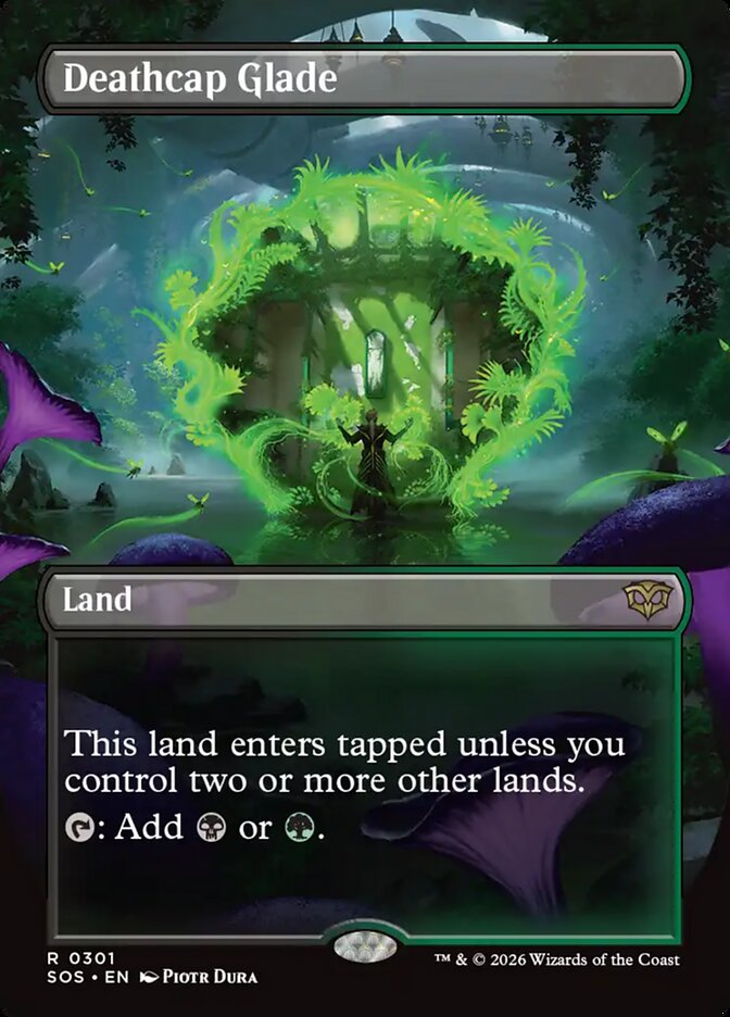 Deathcap Glade – Rare Magic: The Gathering card from Secrets of Strixhaven (#301)