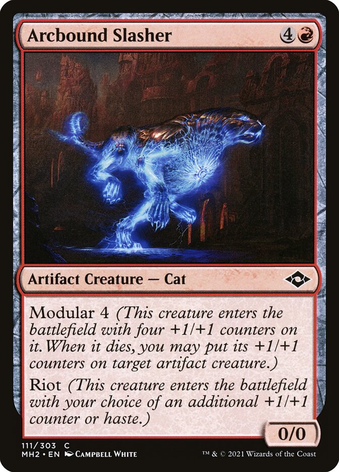 Arcbound Slasher – Common Magic: The Gathering card from Modern Horizons 2 (#111)