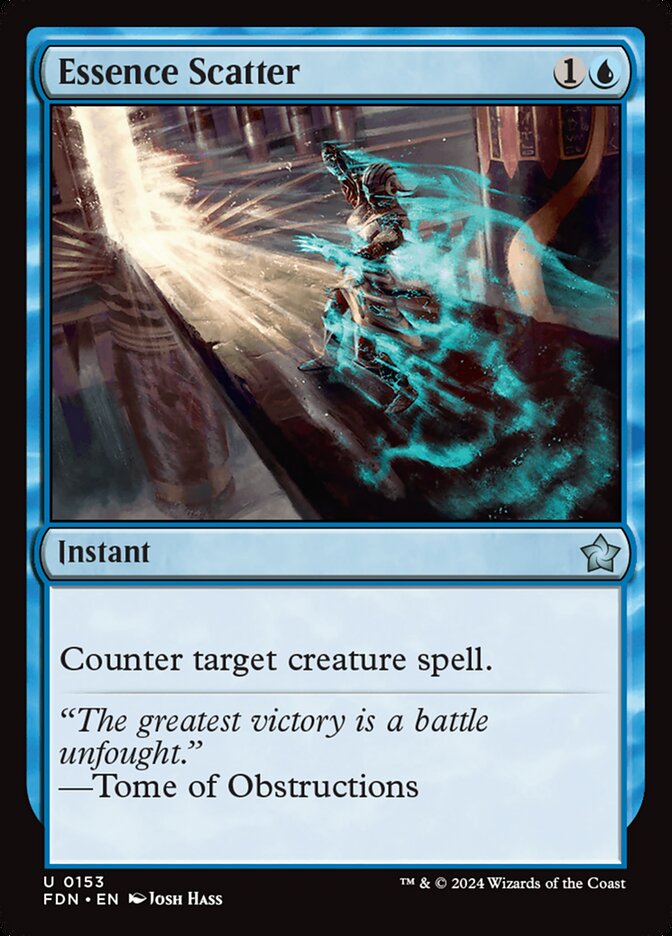 Essence Scatter – Uncommon Magic: The Gathering card from Foundations (#153)