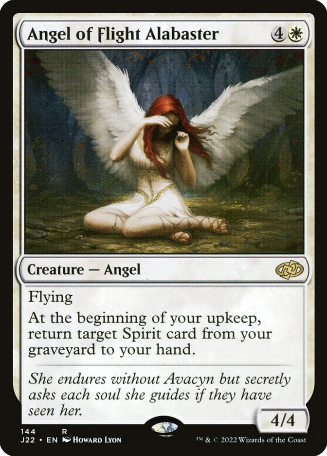 Angel of Flight Alabaster – Rare Magic: The Gathering card from Jumpstart 2022 (#144)