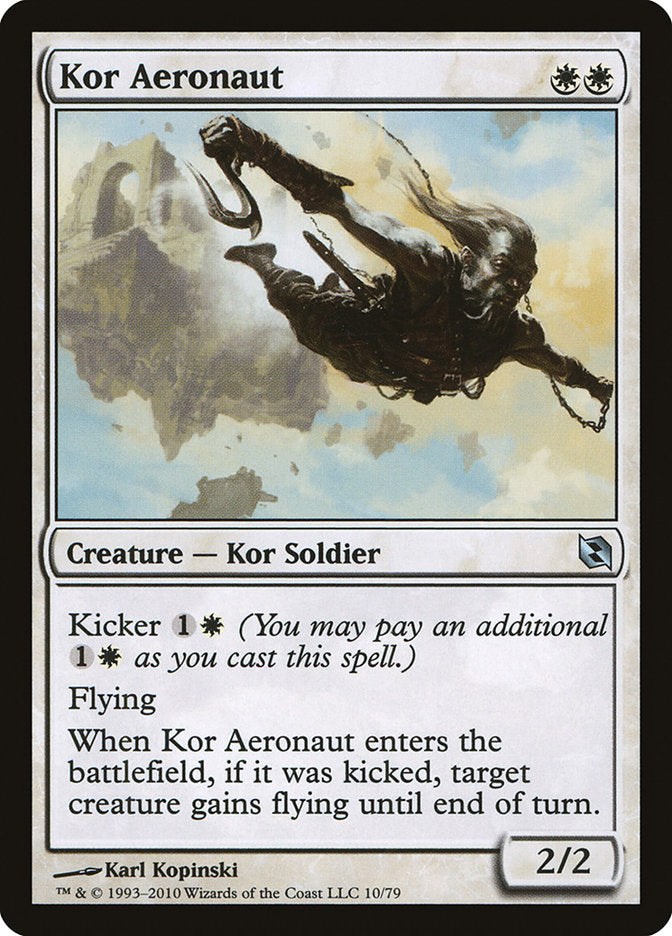 Kor Aeronaut – Uncommon Magic: The Gathering card from Duel Decks: Elspeth vs. Tezzeret (#10)