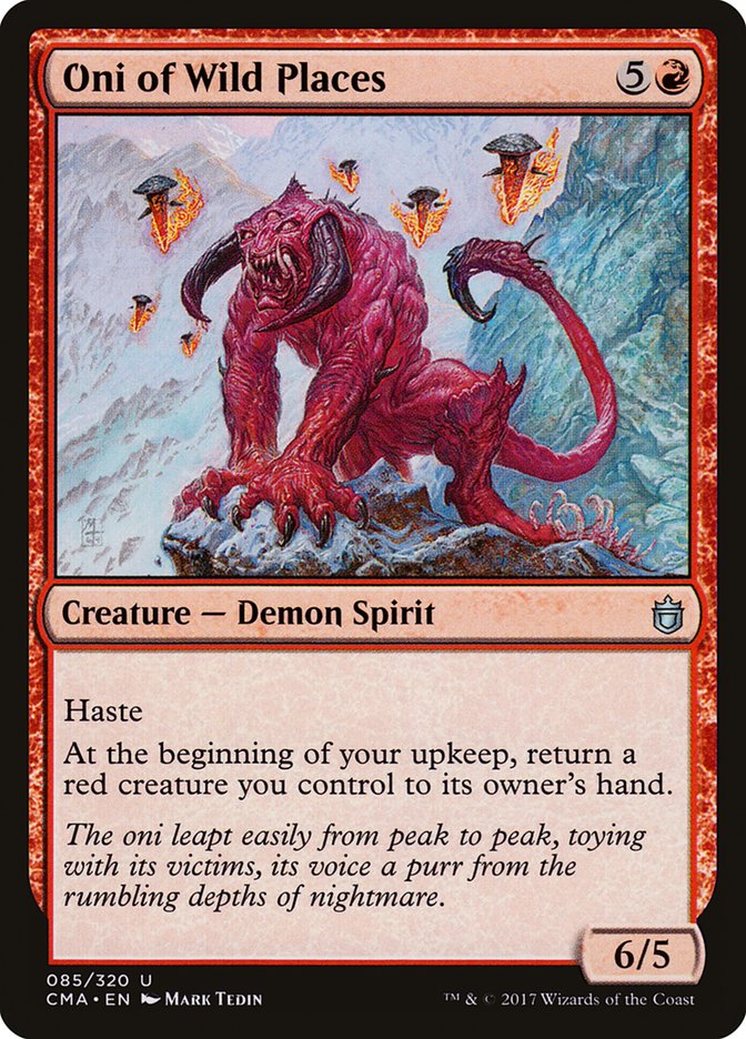 Oni of Wild Places – Uncommon Magic: The Gathering card from Commander Anthology (#85)