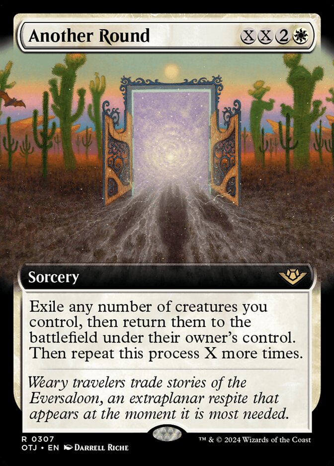 Another Round – Rare Magic: The Gathering card from Outlaws of Thunder Junction (#307)