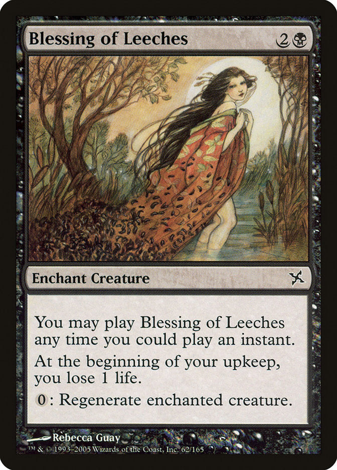 Blessing of Leeches – Common Magic: The Gathering card from Betrayers of Kamigawa (#62)