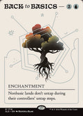 Back to Basics – Rare Magic: The Gathering card from Secret Lair Drop (#1718)