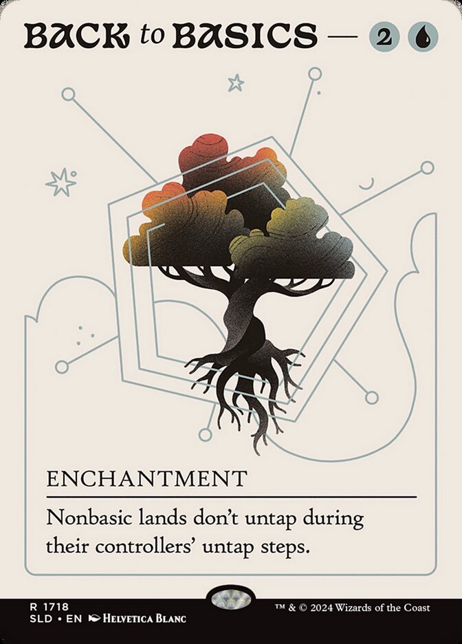 Back to Basics – Rare Magic: The Gathering card from Secret Lair Drop (#1718)