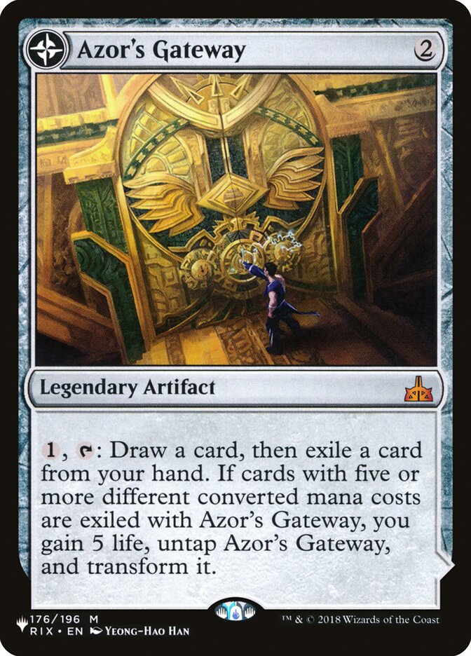 Azor's Gateway // Sanctum of the Sun – Mythic Magic: The Gathering card from The List (#RIX-176)