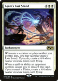 Ajani's Last Stand – Rare Magic: The Gathering card from Core Set 2019 Promos (#4s)