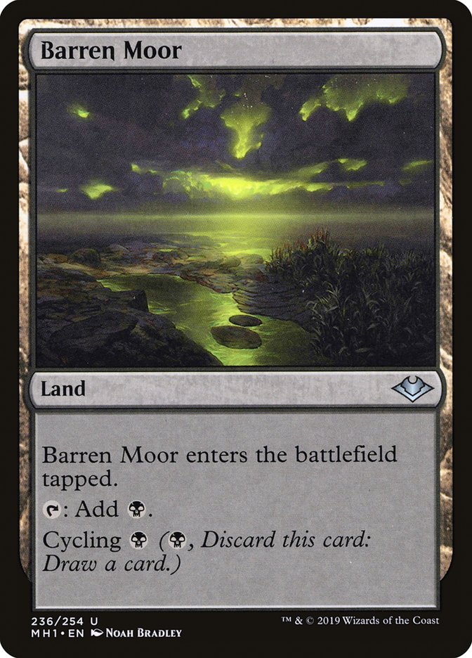 Barren Moor – Uncommon Magic: The Gathering card from Modern Horizons (#236)
