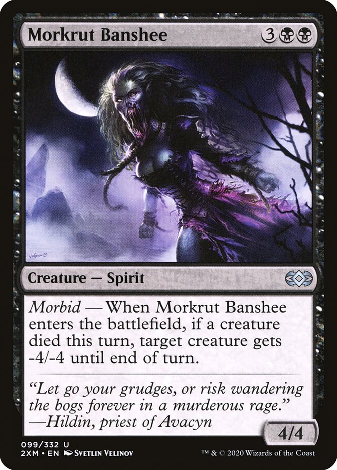 Morkrut Banshee – Uncommon Magic: The Gathering card from Double Masters (#99)