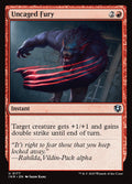 Uncaged Fury – Uncommon Magic: The Gathering card from Innistrad Remastered (#177)