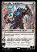 Karn, the Great Creator – Mythic Magic: The Gathering card from Ravnica Remastered (#1)