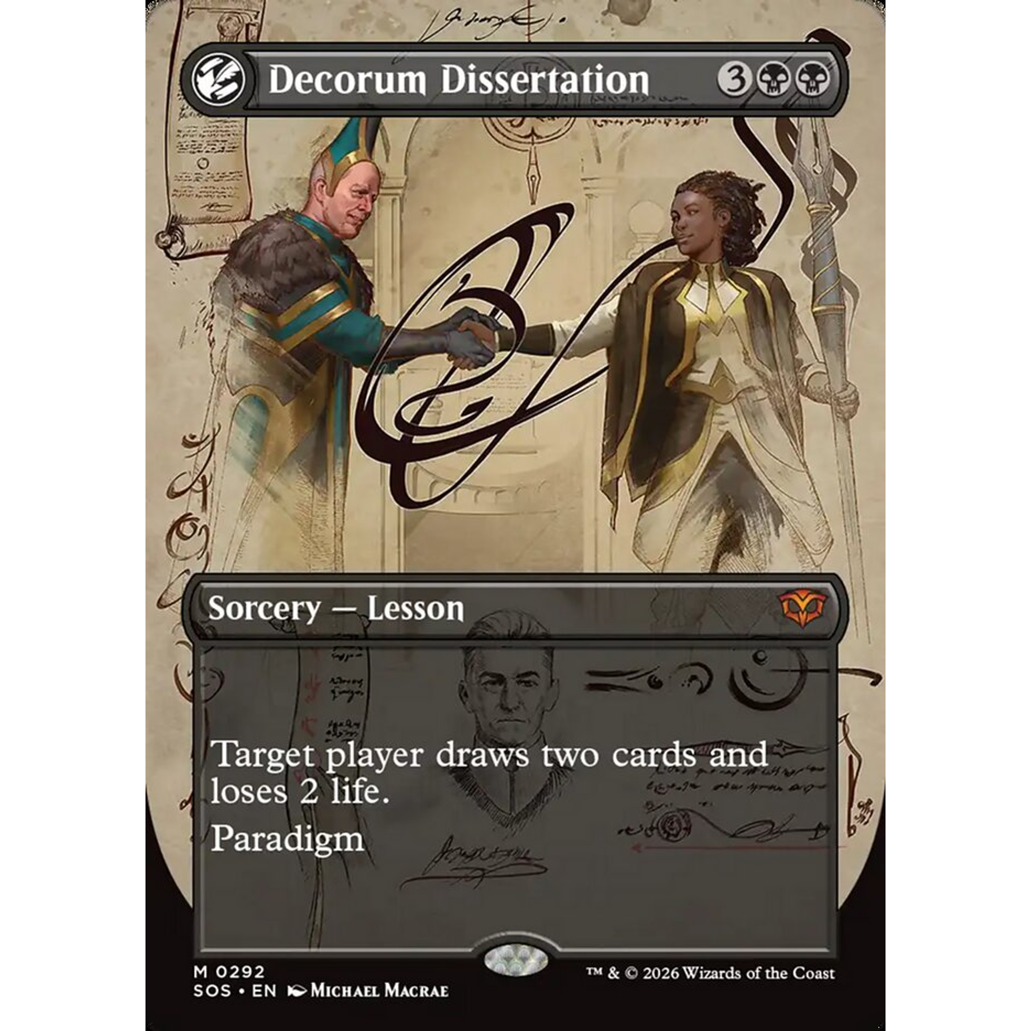 Decorum Dissertation (SOS 292) — Moore Collectables UK