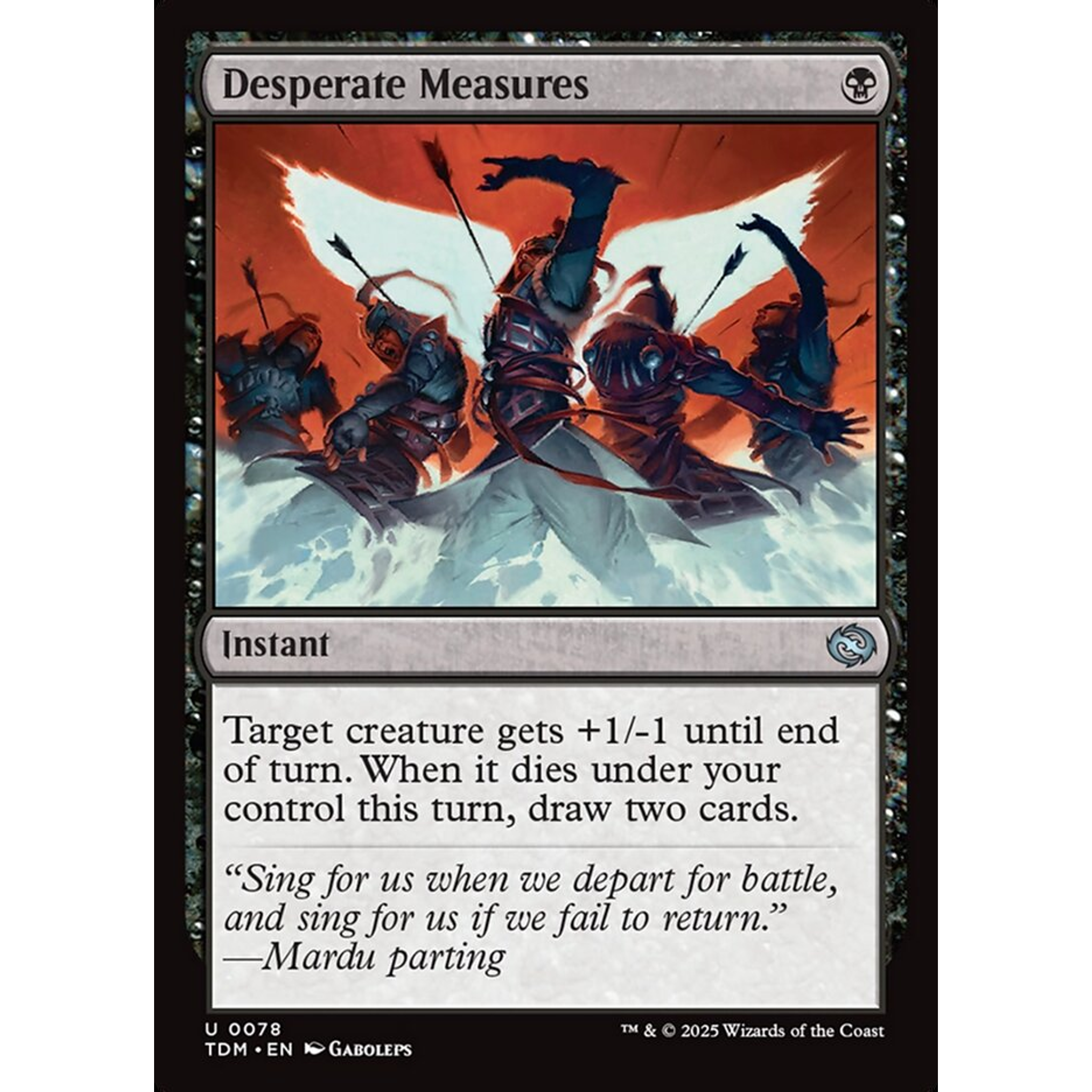 Desperate Measures (TDM 78) — Moore Collectables UK