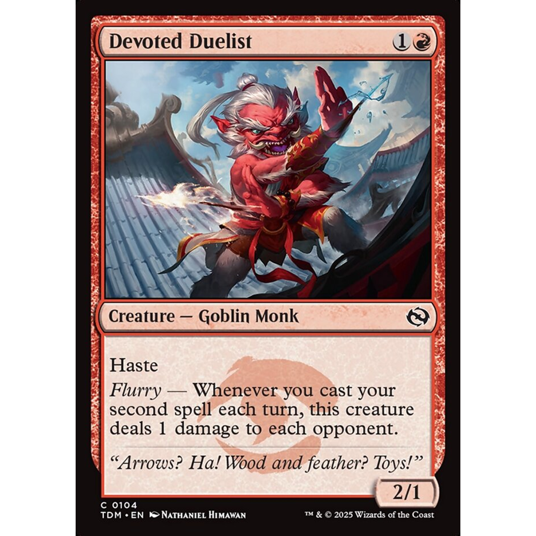 Devoted Duelist (TDM 104) — Moore Collectables UK