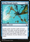 Peer Through Depths – Common Magic: The Gathering card from Duel Decks: Mind vs. Might (#5)
