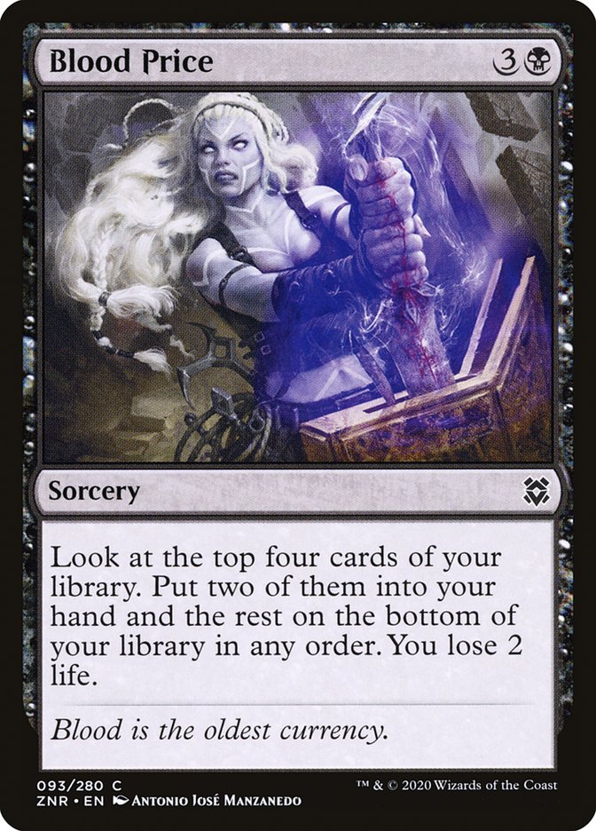 Blood Price – Common Magic: The Gathering card from Zendikar Rising (#93)