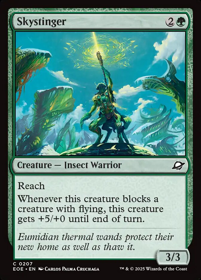 Skystinger – Common Magic: The Gathering card from Edge of Eternities (#207)