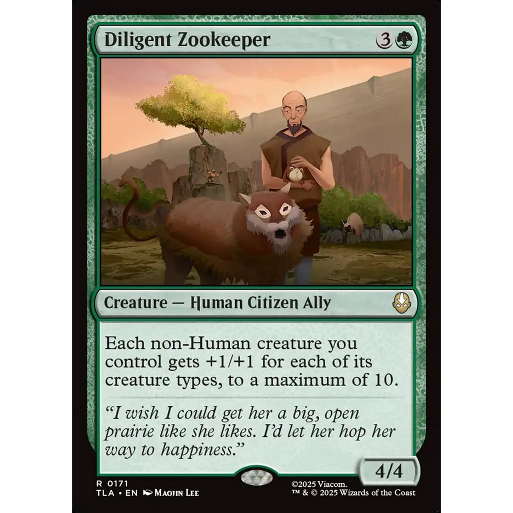 Diligent Zookeeper (TLA 171) — Moore Collectables UK
