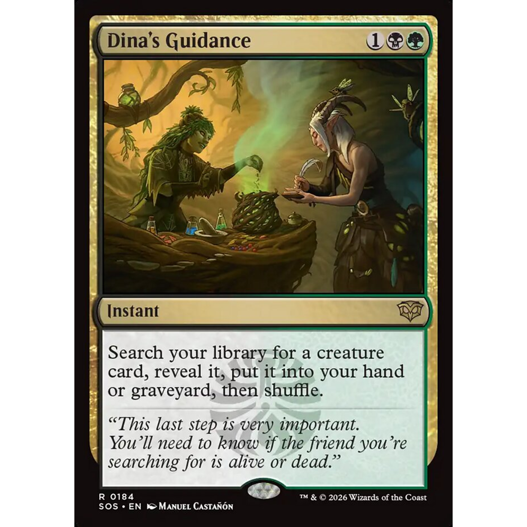 Dina's Guidance (SOS 184) — Moore Collectables UK