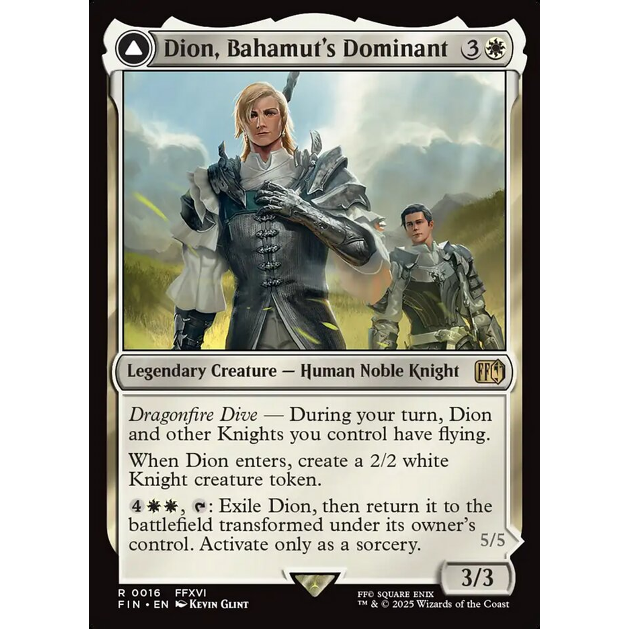 Dion, Bahamut's Dominant // Bahamut, Warden of Light (FIN 16) — Moore Collectables UK