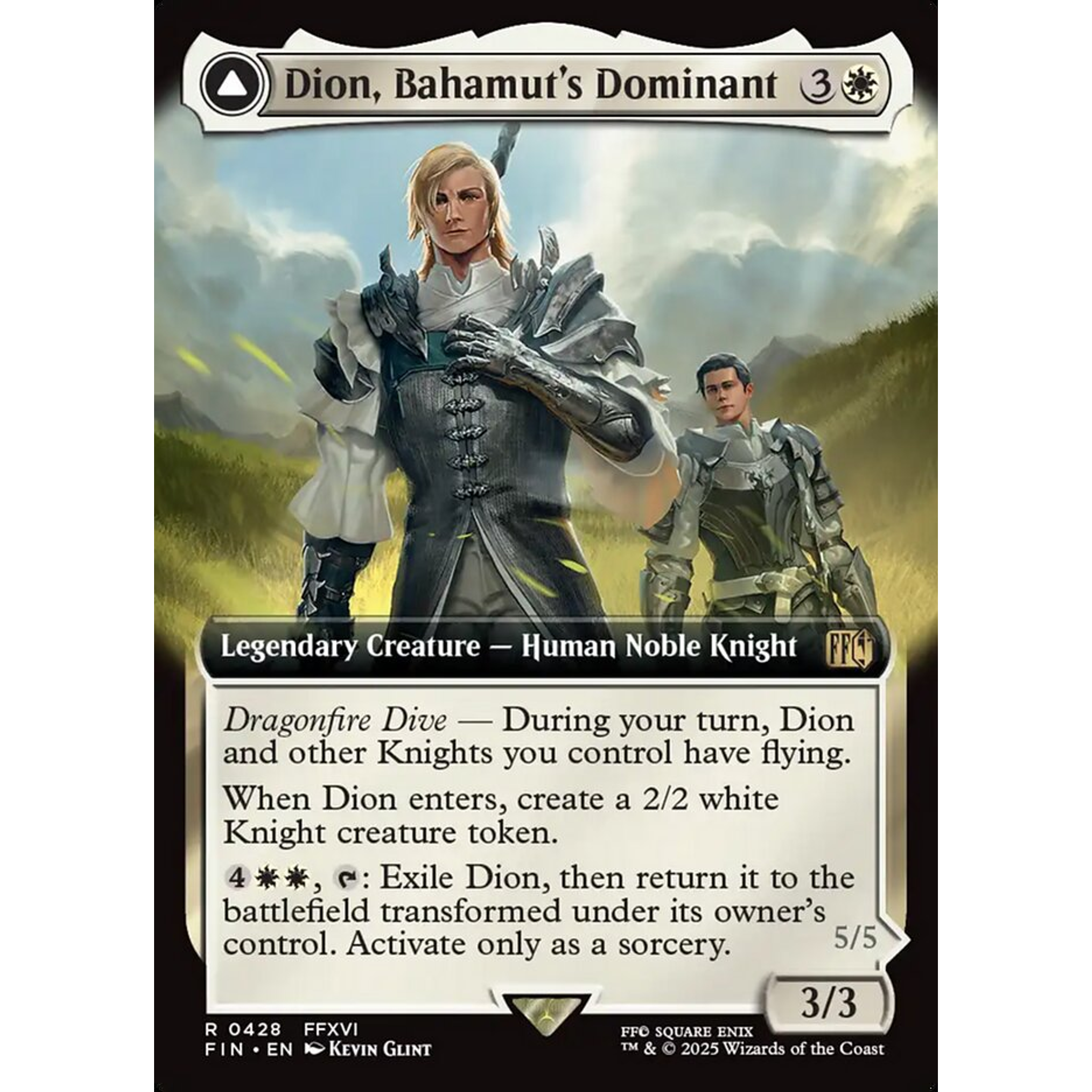 Dion, Bahamut's Dominant // Bahamut, Warden of Light (FIN 428) — Moore Collectables UK