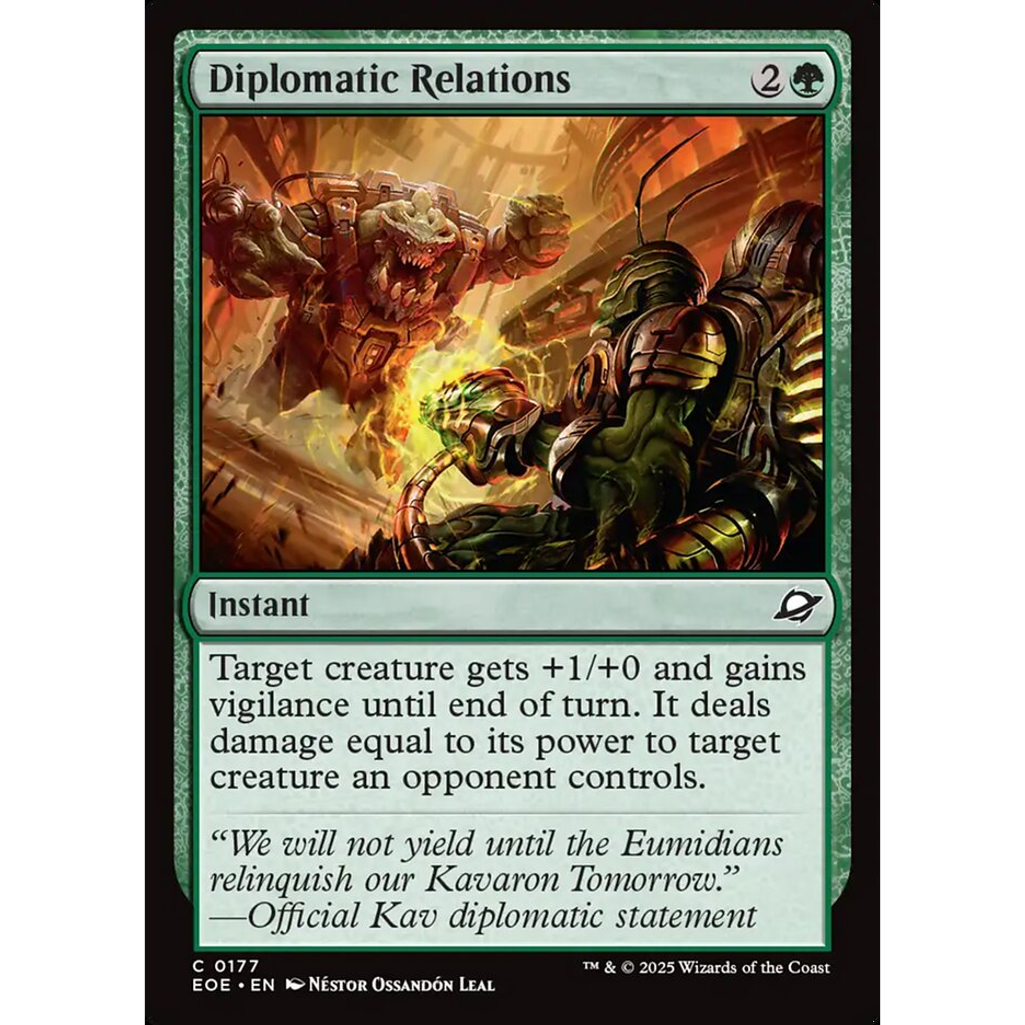 Diplomatic Relations (EOE 177) — Moore Collectables UK