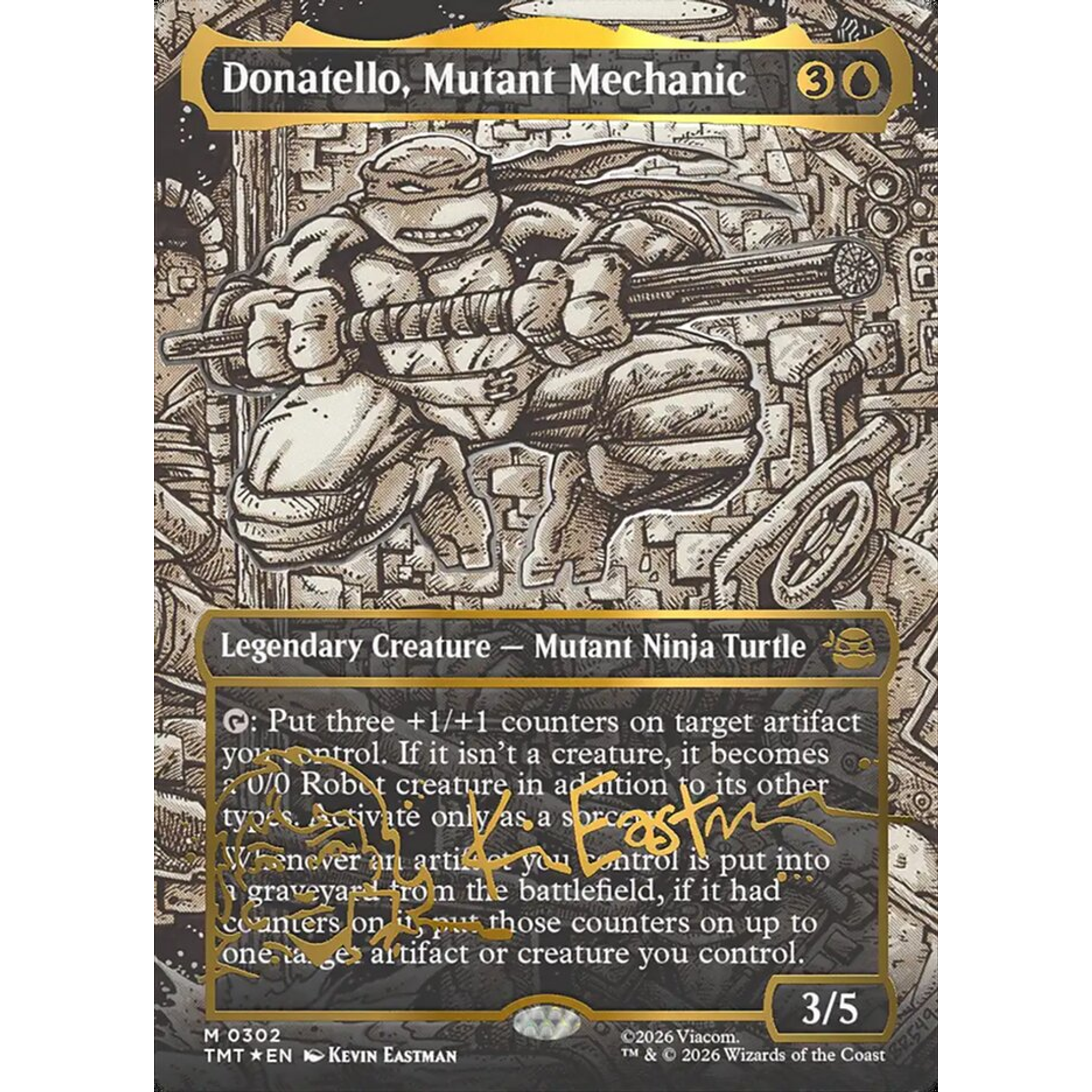 Donatello, Mutant Mechanic (TMT 302) — Moore Collectables UK