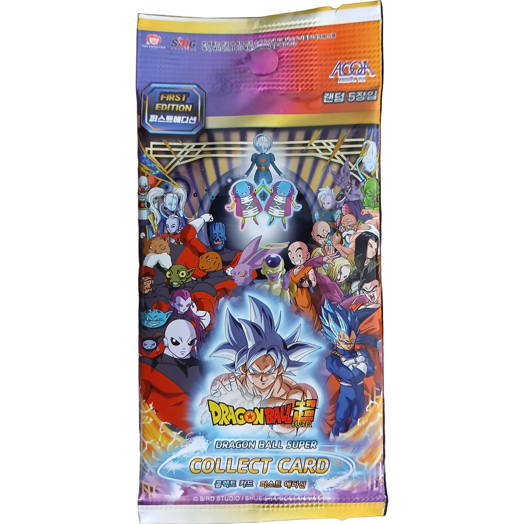 Dragon Ball Super Korean Collect Card First Edition Booster Pack — Moore Collectables UK