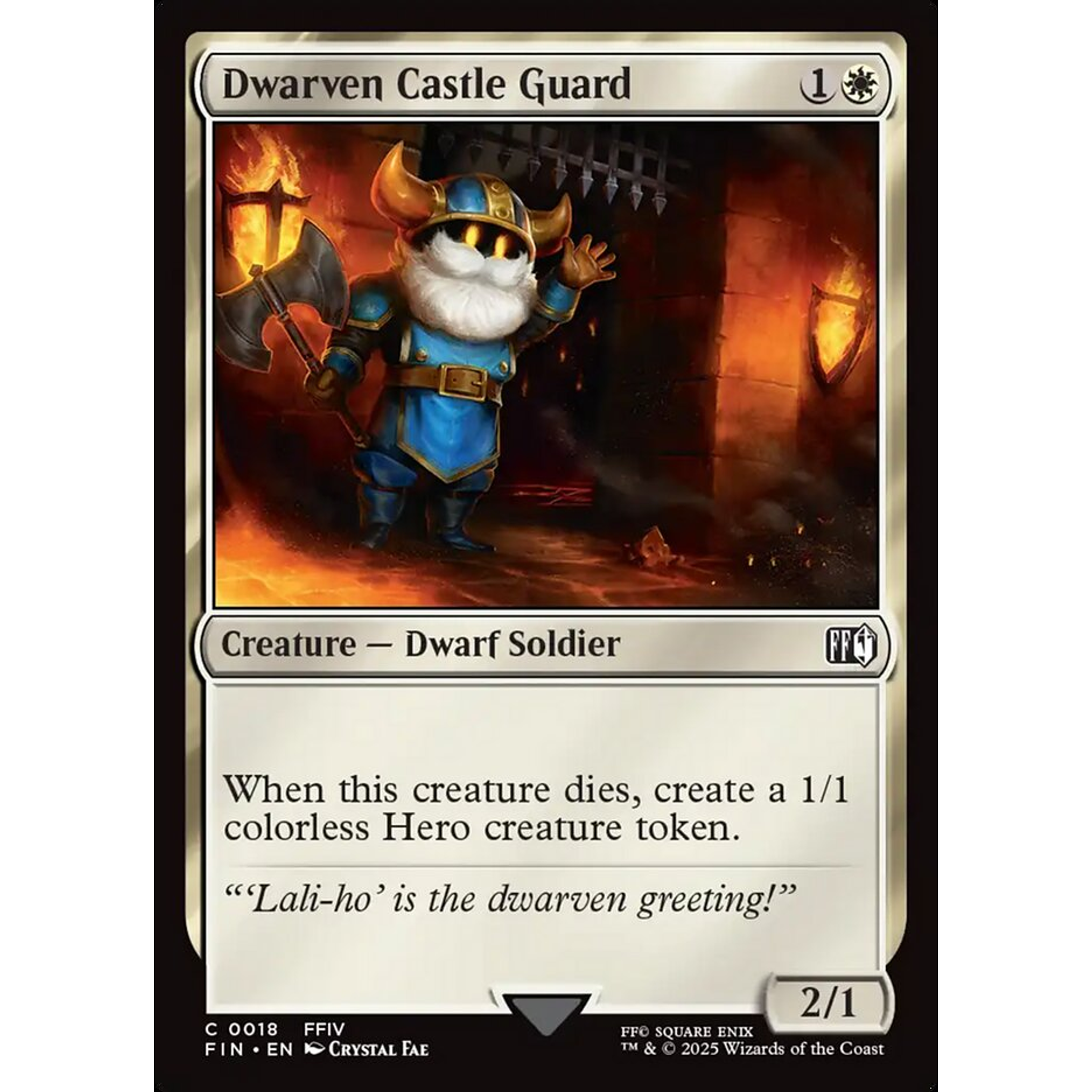 Dwarven Castle Guard (FIN 18) — Moore Collectables UK