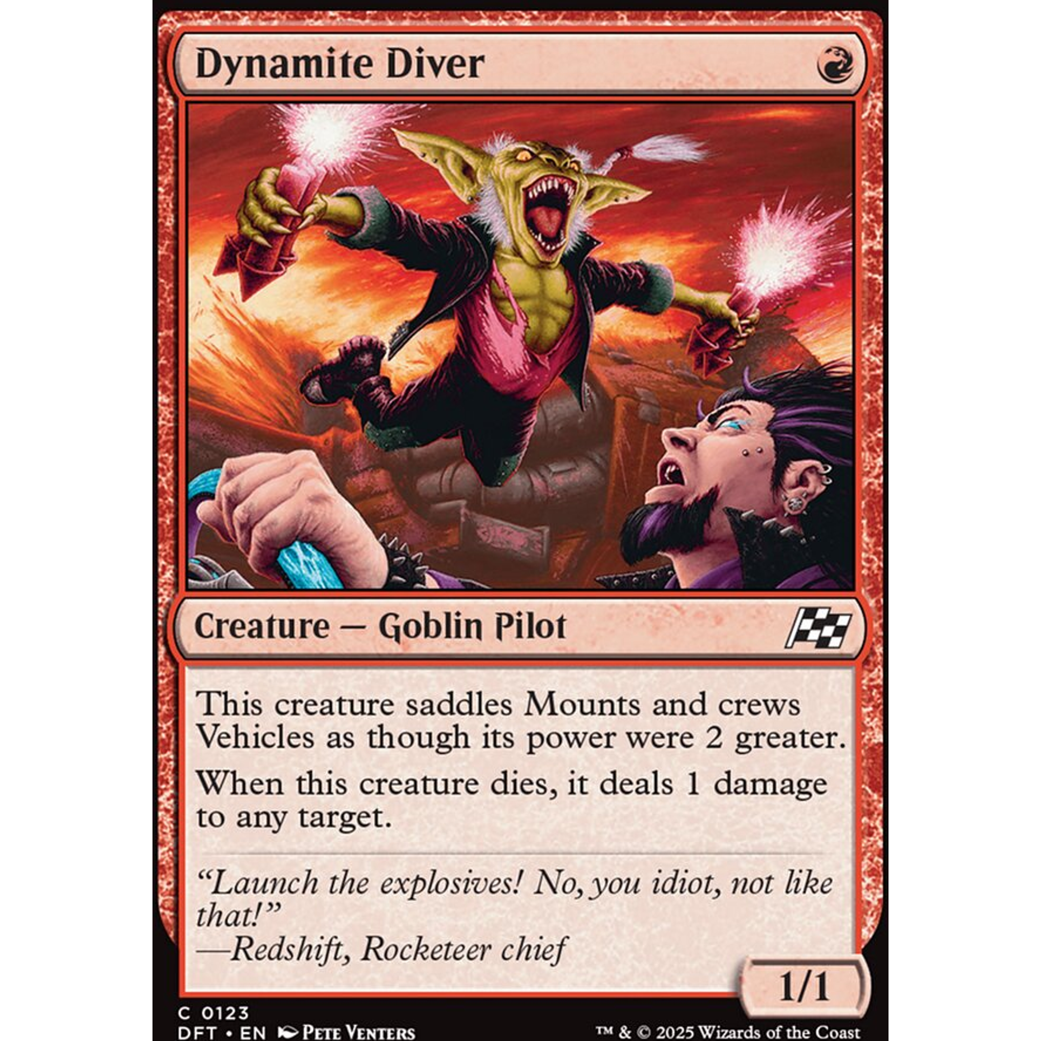 Dynamite Diver (DFT 123) — Moore Collectables UK