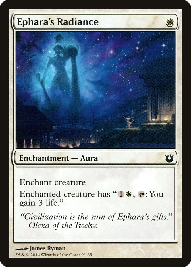 Ephara's Radiance – Common Magic: The Gathering card from Born of the Gods (#9)