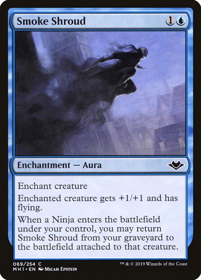 Smoke Shroud – Common Magic: The Gathering card from Modern Horizons (#69)