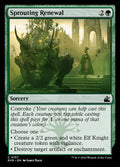 Sprouting Renewal – Common Magic: The Gathering card from Ravnica Remastered (#157)